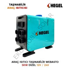HEGEL TAŞINABİLİR PORTATİF  5KW DİZEL ISITICI 12V