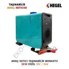 HEGEL TAŞINABİLİR PORTATİF  5KW DİZEL ISITICI 12V