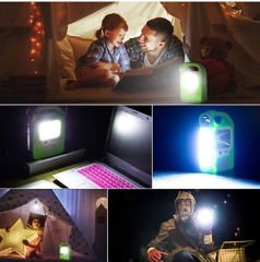 Güneş Enerjili ve Şarjlı Çalışma ve Kamp Lambası