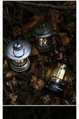 Nostaljik ışığı ayarlanabilir Şarjlı Kamp Lambası Işıldak Fener (Çok Al Az Öde)