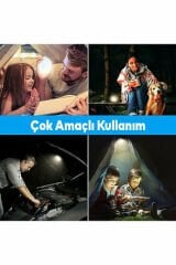 Çadır Kamp Lambası Çok Fonksiyonlu Kamp Feneri Güneş Enerjili (Çok Al Az Öde)