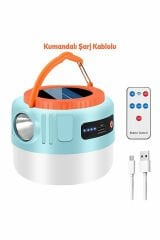 Çadır Kamp Lambası Çok Fonksiyonlu Kamp Feneri Güneş Enerjili (Çok Al Az Öde)