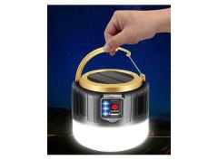 G-300W Kamp Lambası Solar Güneş Enerjili Ampül 26 SMD Led Şarjlı El Feneri Power