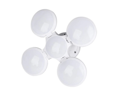 Solar ve Adaptör Şarj Girişli 5 Kanatlı 5 Modlu Kamp Bahçe Lambası (Çok Al Az Öde)