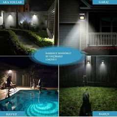 100 Ledli Solar Lamba