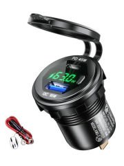 Type-C 45W/QC.3.0 Hızlı Şarj 12/24V