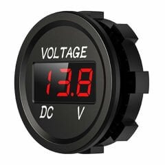 28mm 8-32 Volt Arası Çalışabilen Pano Tipi Voltmetre