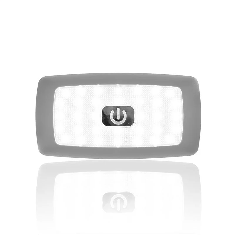 SANEL 12V İç Mekan Lamba Sıcak Beyaz Işık 34 Ledli Dokunmatik Anahtarlı