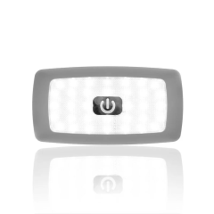 SANEL 12V İç Mekan Lamba Sıcak Beyaz Işık 34 Ledli Dokunmatik Anahtarlı