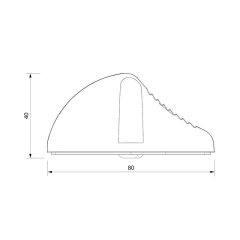 SANEL 12V-24V Dc 36 Power LED Lamba Su Geçirmez Beyaz Işık Aluminyum Soğutuculu