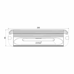 SANEL 12V-24V DC 24 Power LED Lamba Su Geçirmez 1100lm Beyaz Işık Aluminyum Soğutuculu