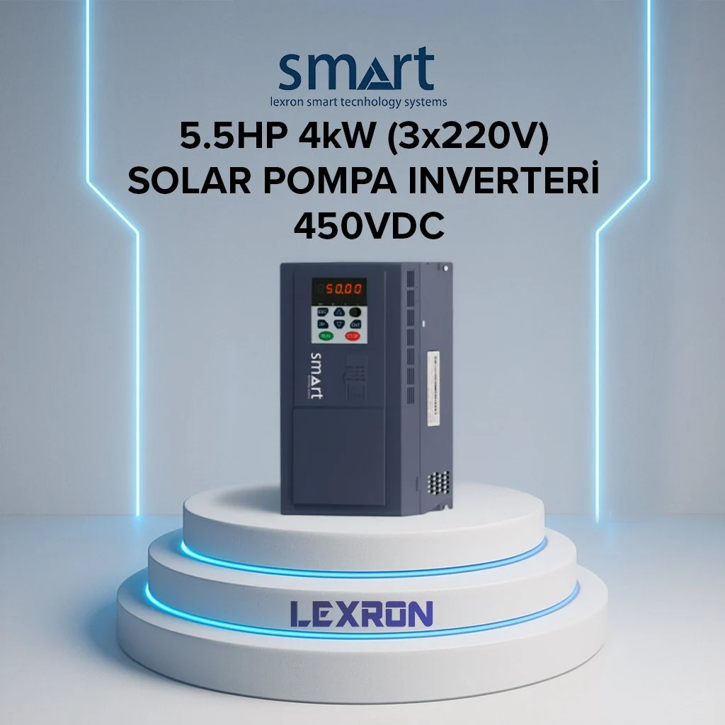 Smart 5.5 HP 4kW (3x220V) Solar Pompa Inverter
