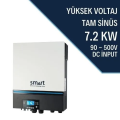 Smart 7,2 KW 90-500V HV 2X80A MPPT Akıllı İnverter