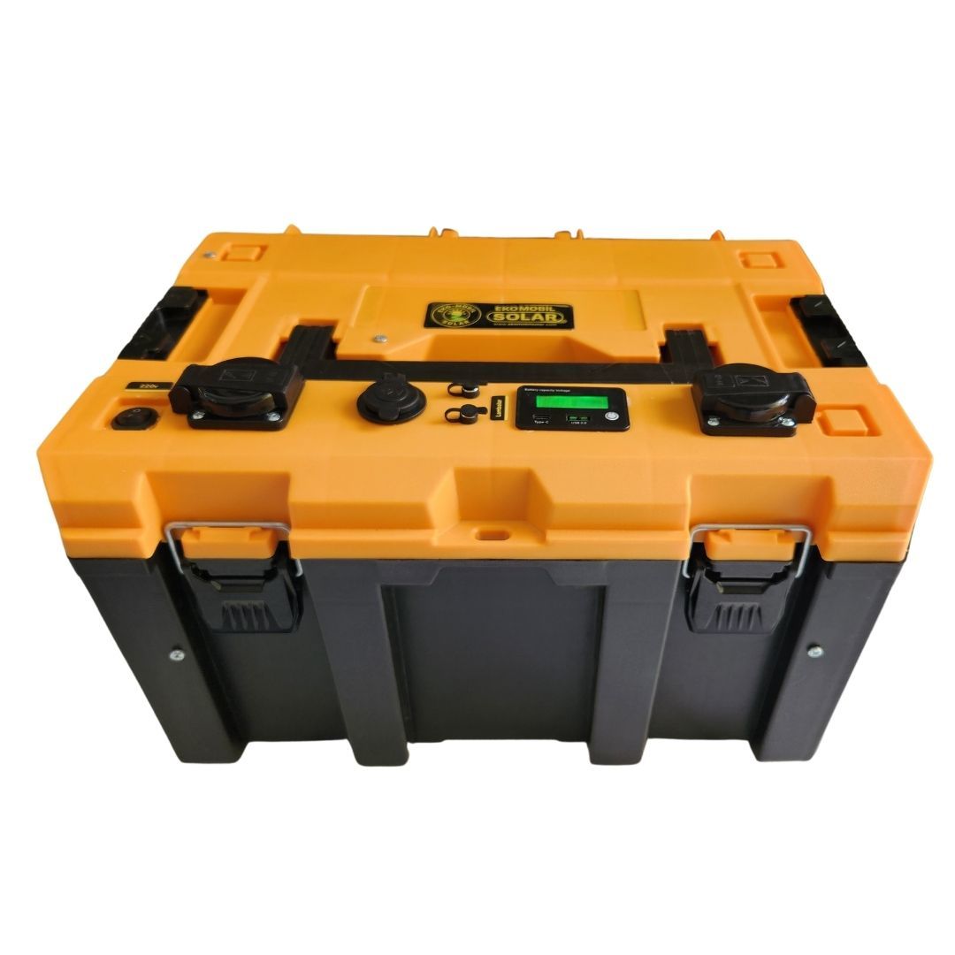 Ekomobilsolar LiFePO4 - 1000W UPS Solar Taşınabilir Güç Kaynağı (Bluetooth Kontrollü)