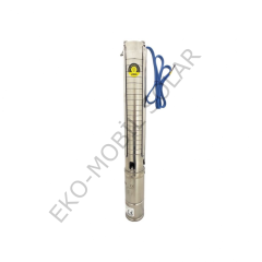 Hegel 2200 Watt AC-DC Solar Dalgıç Pompa - Max.210 Metre - Max.11 Ton DC-AC Su Pompası