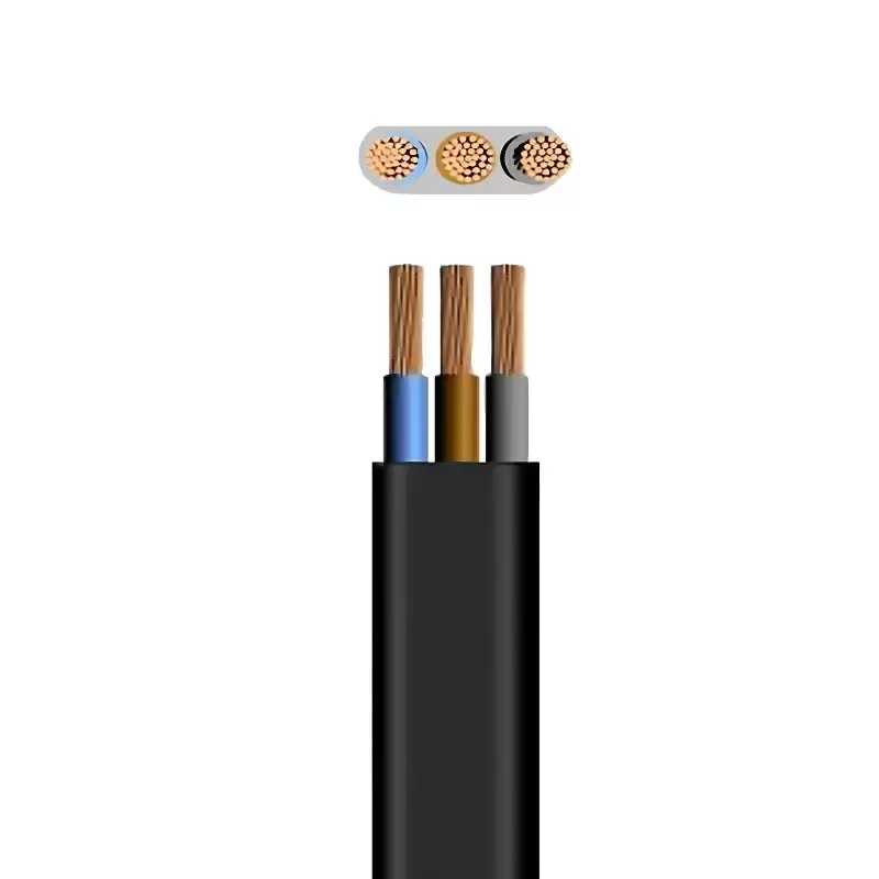 3x6 mm2 Yassı TTR kablo Dalgıç Pompa Kablosu