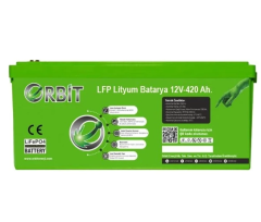 ORBİT 12 V 420 Ah LiFePO4 Lityum Akü