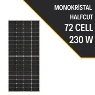 LEXRON HALF CUT 230W MONOKRISTAL GÜNEŞ PANELİ