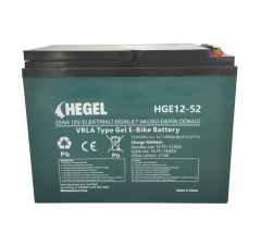Hegel 52 Ah 12V Elektrikli Bisiklet Aküsü