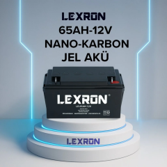 LEXRON 65AH-12V NANO-KARBON JEL AKÜ