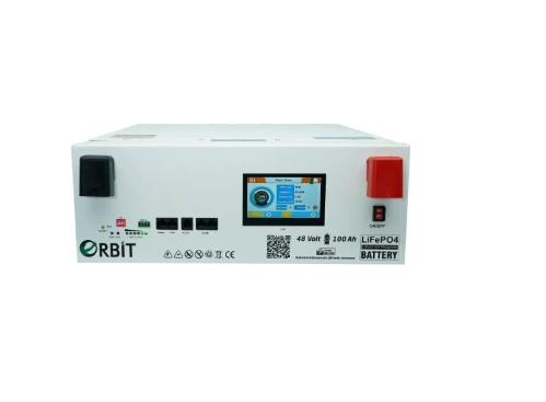 Orbit 48V 100 Ah Ekranlı LifePO4 Lityum Akü