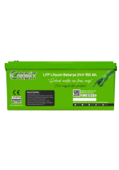 Orbit 24V 150Ah LiFePO4 Lityum Akü - GU Serial