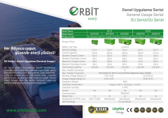 Orbit 12 V 200 Ah Lifepo4 Akü-Abs Kasa