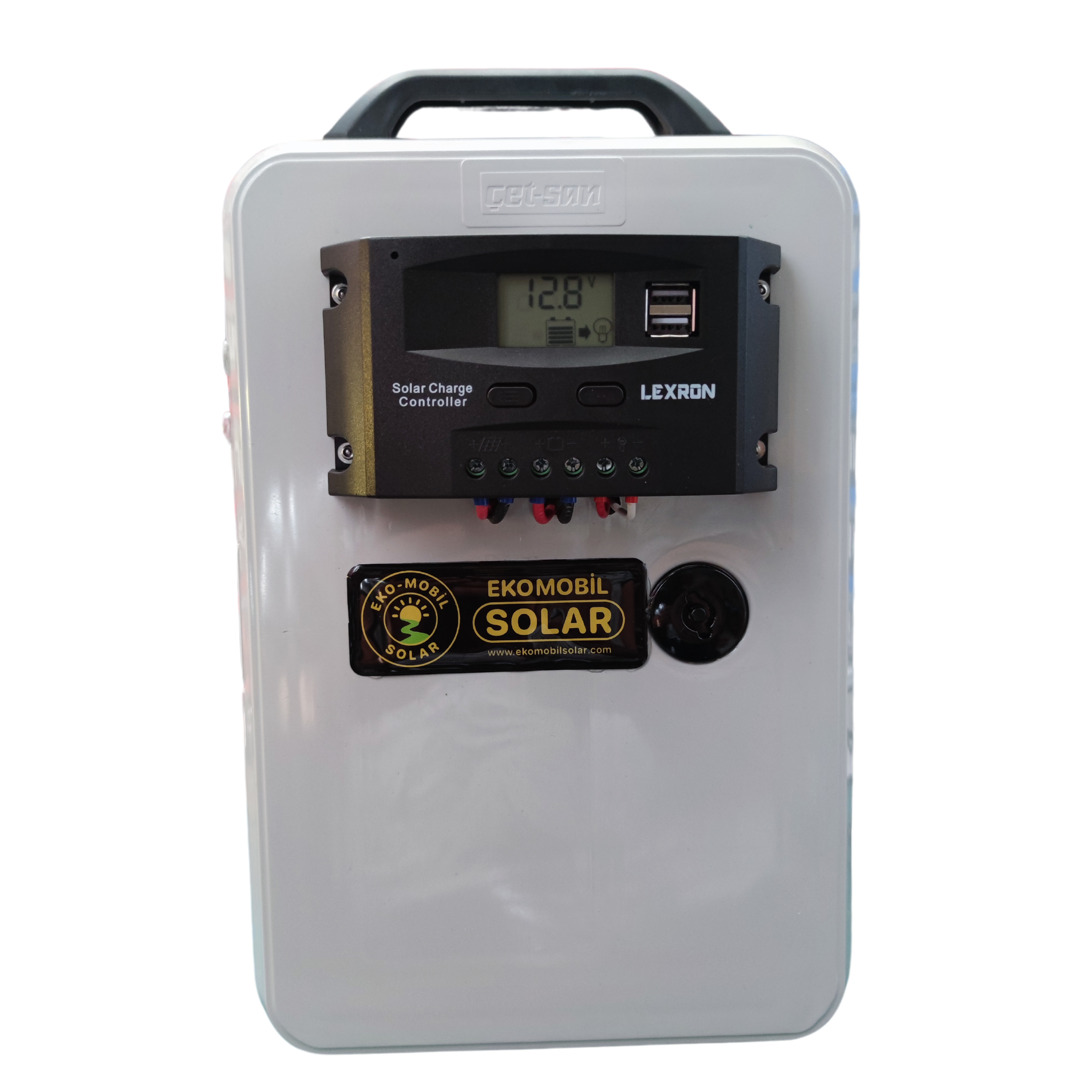 90W Monokristal Güneş Panelli Taşınabilir Güç Kaynağı • 220V Çıkış • Hazır Set Tak-Çalıştır • 2 Led Ampul Hediye • Ekomobil-2