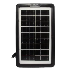 Gold Silver GS-904 Güneş Enerjili Solar Lamba Radyo Bluetooth