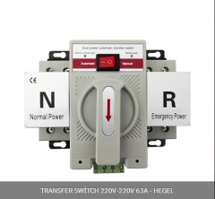 Transfer Switch 220V-220V 63A - Hegel