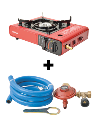 Portatif Ocak + Hortum Dedantör Set