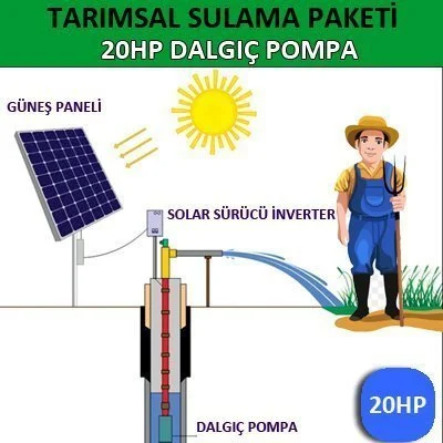 20HP / 15kW Tarımsal Sulama Paketi