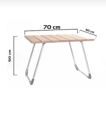 Ahşap Katlanır Kamp Masası