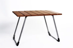 Ahşap Katlanır Kamp Masası