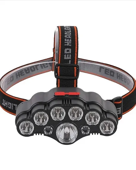 USB Şarjlı 9 LED'li Kafa lambası 4 mod (Çok Al Az Öde)