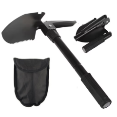 Pusulalı Çantalı Kamp Küreği Kazma Seti