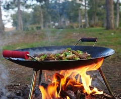 Nurgaz Ayaklı Kavurma Sacı+ Çanta