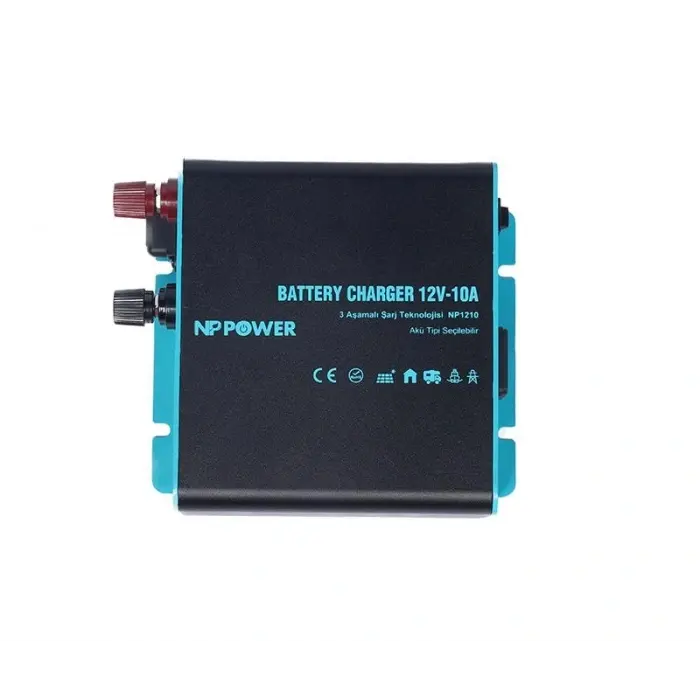 NP Power 12 Volt 10 Amper Akü Şarj Cihazı