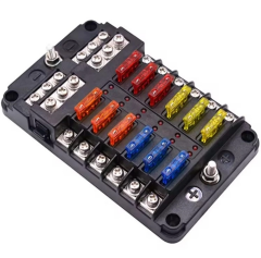 12 SİGORTA KUTUSU 12 Lİ LED İKAZ IŞIKLI ŞASE BARELİ