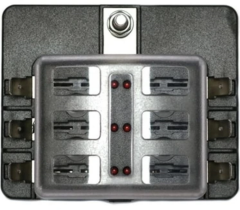 SİGORTA KUTUSU 6 LI LED İKAZ IŞIKLI