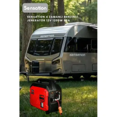 Sensation 12 Volt Dc 4 Zamanlı Jeneratör (1200W 85A) Otomatik Akü Şarj Özellikli (Karavan,Tekne)