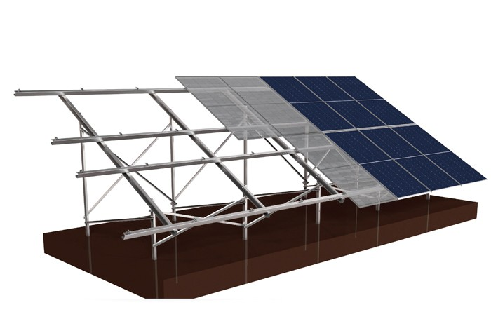 Güneş Paneli Galvaniz Çelik Sehpa Konstrüksiyon Seti