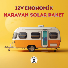 12V Ekonomik Karavan Solar Paket