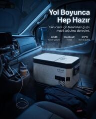 U-FRİGO OTO BUZDOLABI LETO DUO ÇİFT KAPAKLI 45LT 12V/24V