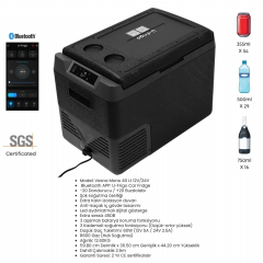 U-FRİGO OTO BUZDOLABI VESNA MONO 40LT 12V/24V