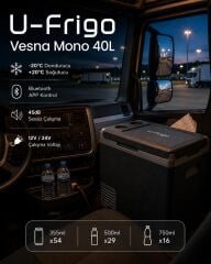 U-FRİGO OTO BUZDOLABI VESNA MONO 40LT 12V/24V