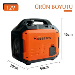 WEBESTEN 12V DC PORTATİF JENERATÖR