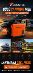 WEBESTEN 12V DC PORTATİF JENERATÖR