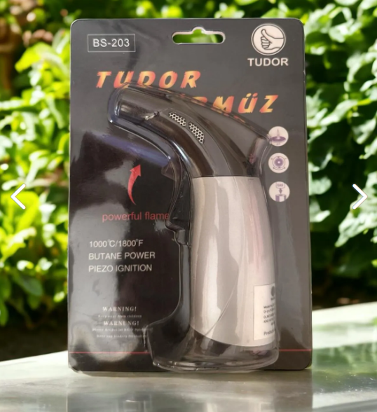 TUDOR Profesyonel BS-203 Doldurulabilir Pürmüz Alev Çakmak