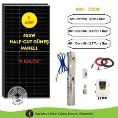 Hazır Solar Paket 48V DC Dalgıç Pompa HEGEL